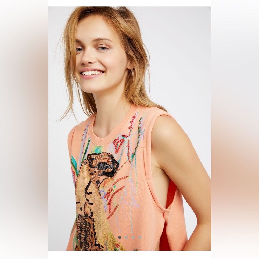 NWT free people jungle bay tunic